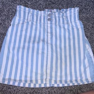 Cute Striped skirt with built in shorts!